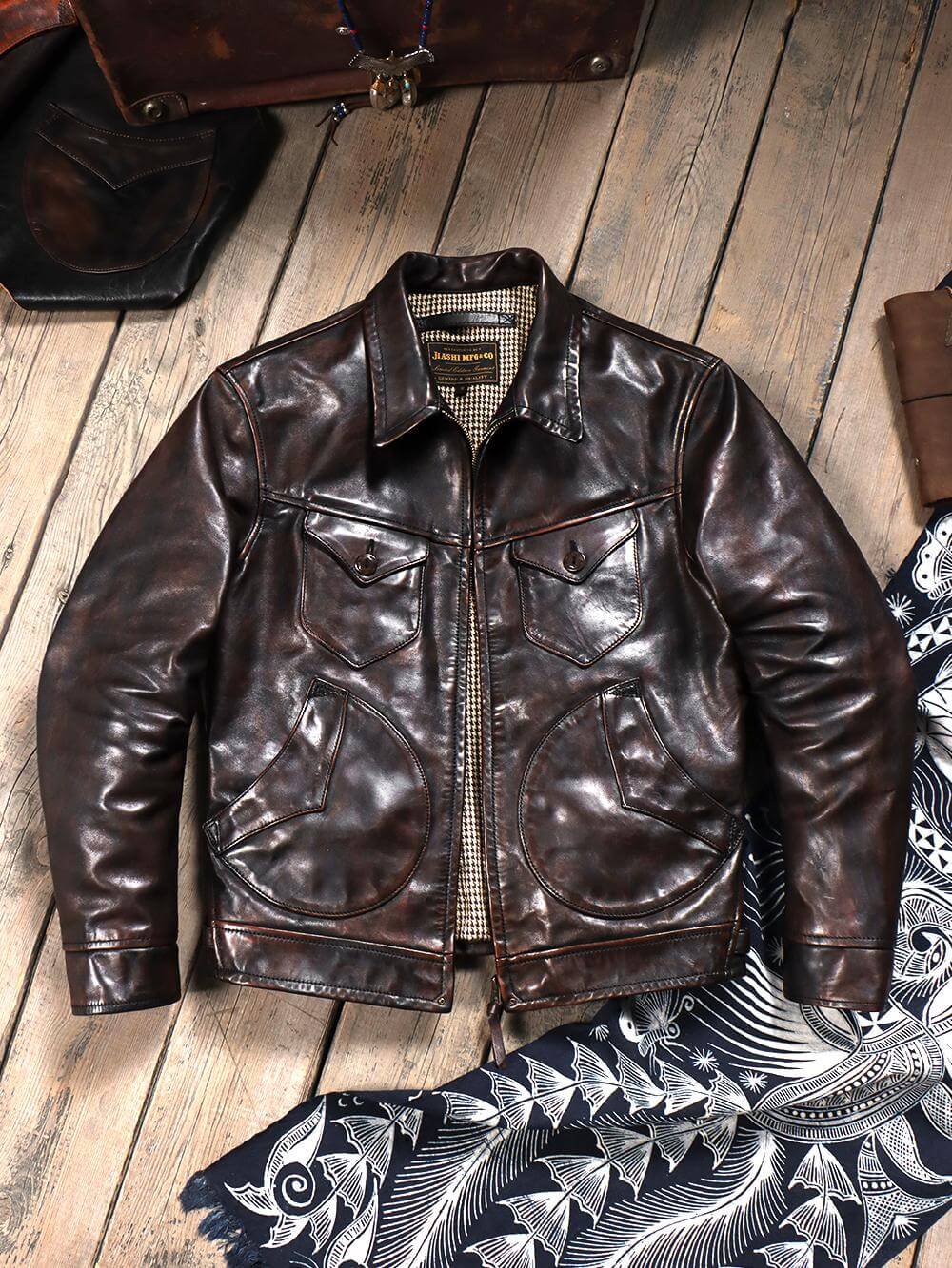 Men's Mendoza Leather Jacket, Horsehide – Crush on Retro