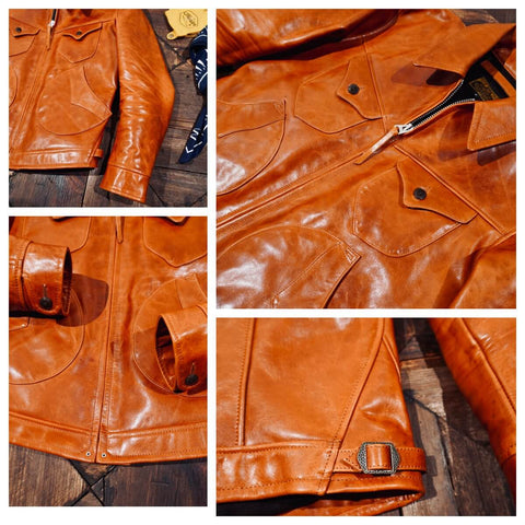 Men's Mendoza Leather Jacket, Horsehide