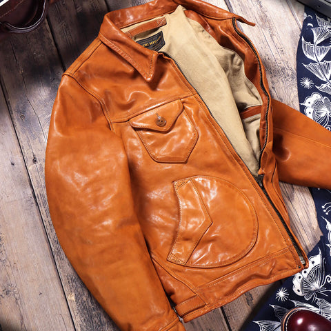 Men's Mendoza Leather Jacket, Horsehide