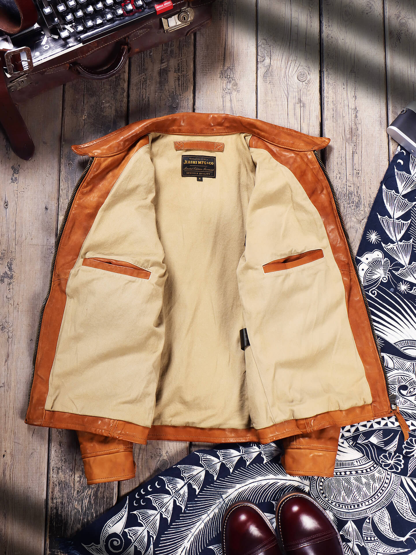 Men's Mendoza Leather Jacket, Horsehide – Crush on Retro