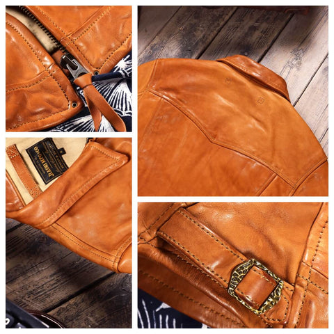 Men's Mendoza Leather Jacket, Horsehide
