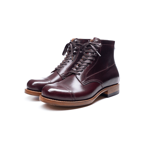 Men's Cap Toe Boots, Oiled Cowhide
