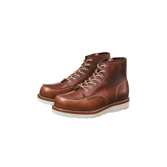 Men's Moc Toe Boots, Oiled Shoulder Leather