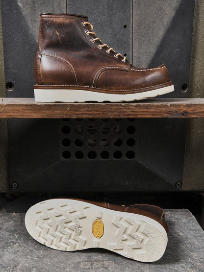 Men's Moc Toe Boots, Oiled Shoulder Leather