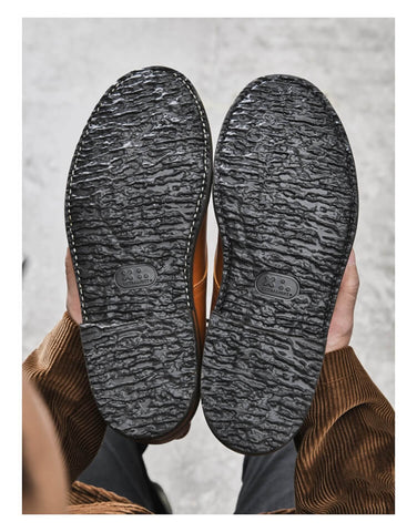 Men's Moc Toe Country Boots, Wedge Sole