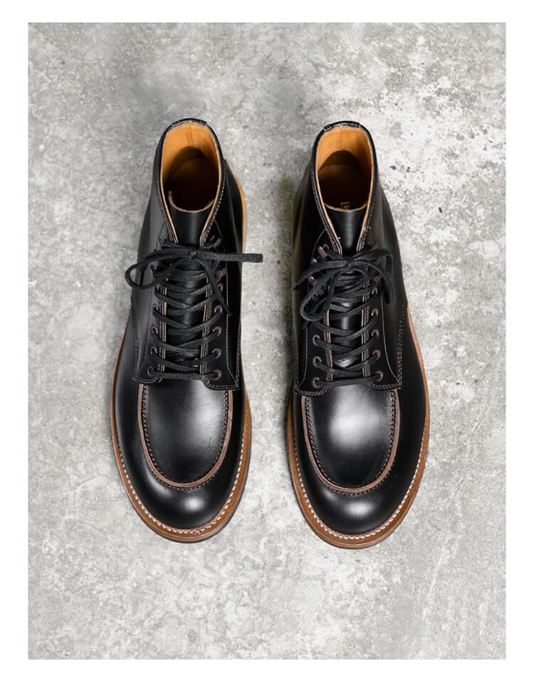 1950s Moc Toe Boots Black / 45 / EE 1950s Moc Toe Boots Black / 45 / EE