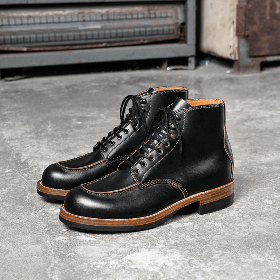 1950s Moc Toe Boots Black / 45 / EE 1950s Moc Toe Boots Black / 45 / EE
