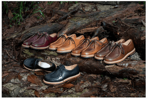 Men's Moccasin Shoes, Horween Leather