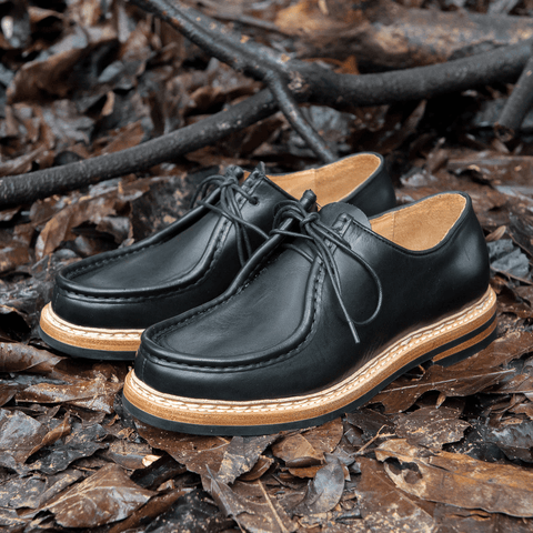 Men's Moccasin Shoes, Horween Leather