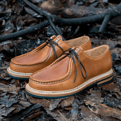 Men's Moccasin Shoes, Horween Leather