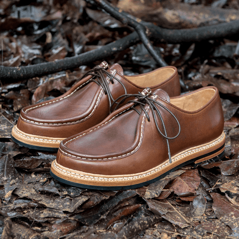 Men's Moccasin Shoes, Horween Leather