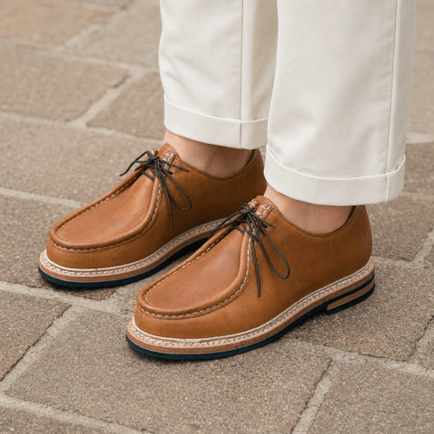 Men's Moccasin Shoes, Horween Leather