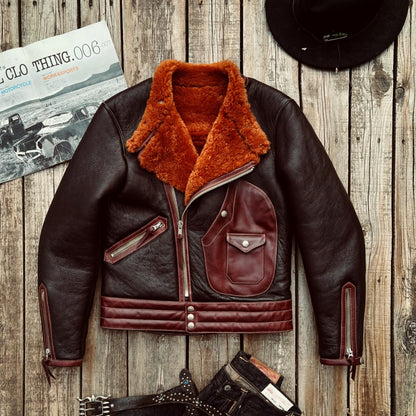 Men's Motorcycle Shearing Jacket