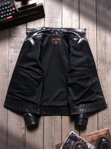 Veste de sport en cuir pour homme des années 1930