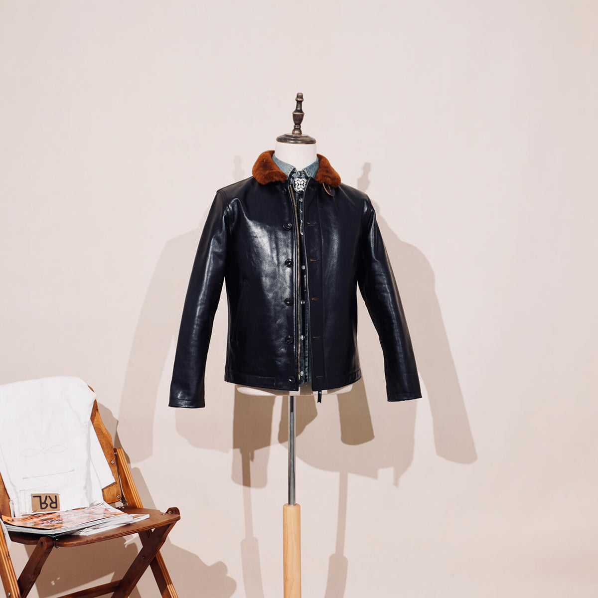 Men's N-1 Leather Deck Jacket