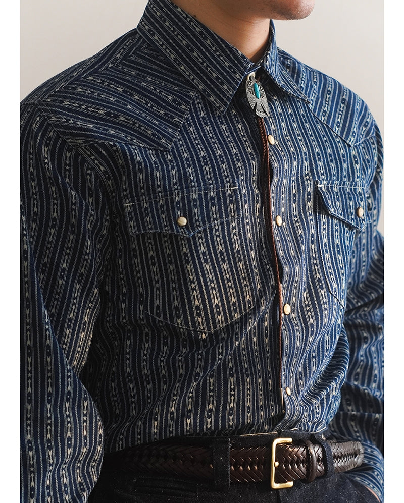 Chemise en jean Wabash Western pour homme