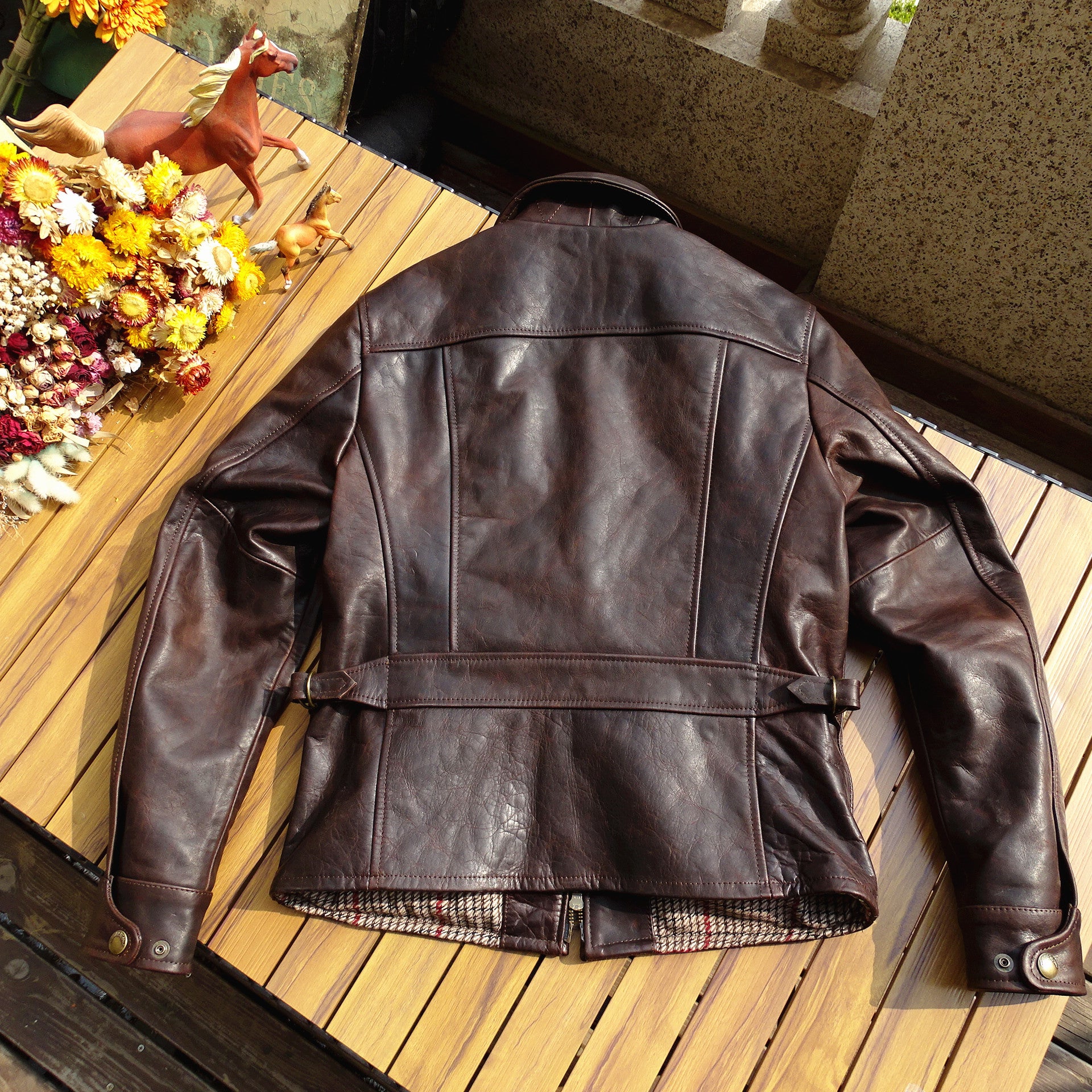 Genuine Leather AERO LEATHER CLOTHING CAFE RACER HIGHWAYMAN JACKET | Grailed