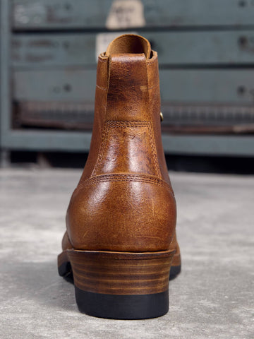 Men's Norwegian Toe Logger Boots, Crazy Cow