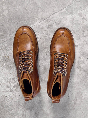 Men's Norwegian Toe Logger Boots, Crazy Cow