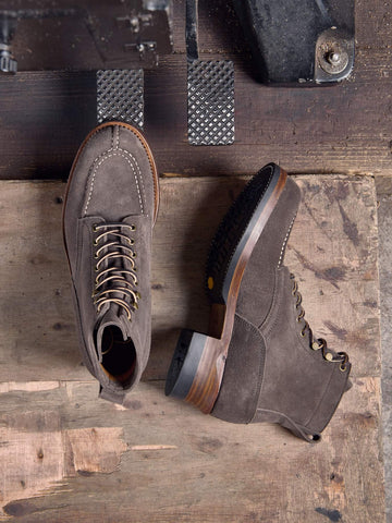 Men's Norwegian Toe Logger Boots, Kudu Reverse