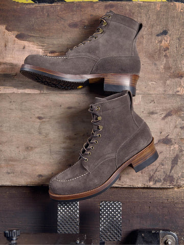 Men's Norwegian Toe Logger Boots, Kudu Reverse