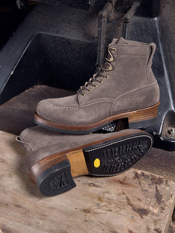 Men's Norwegian Toe Logger Boots, Kudu Reverse