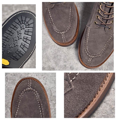 Men's Norwegian Toe Logger Boots, Kudu Reverse