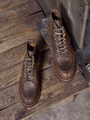 Men's Norwegian Toe Logger Boots, Metalic Rambler