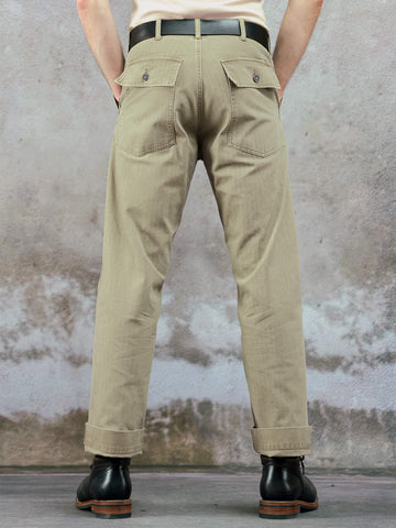 Men's OG-107 HBT Pants, Khaik Green