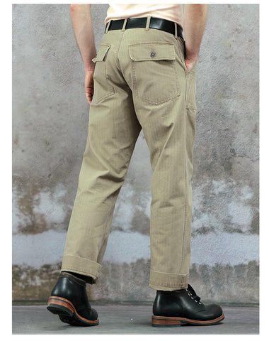 Men's OG-107 HBT Pants, Khaik Green