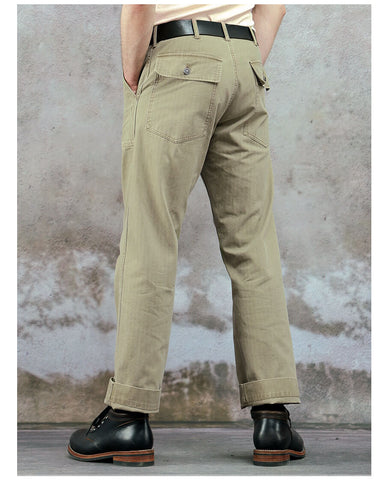 Men's OG-107 HBT Pants, Khaik Green