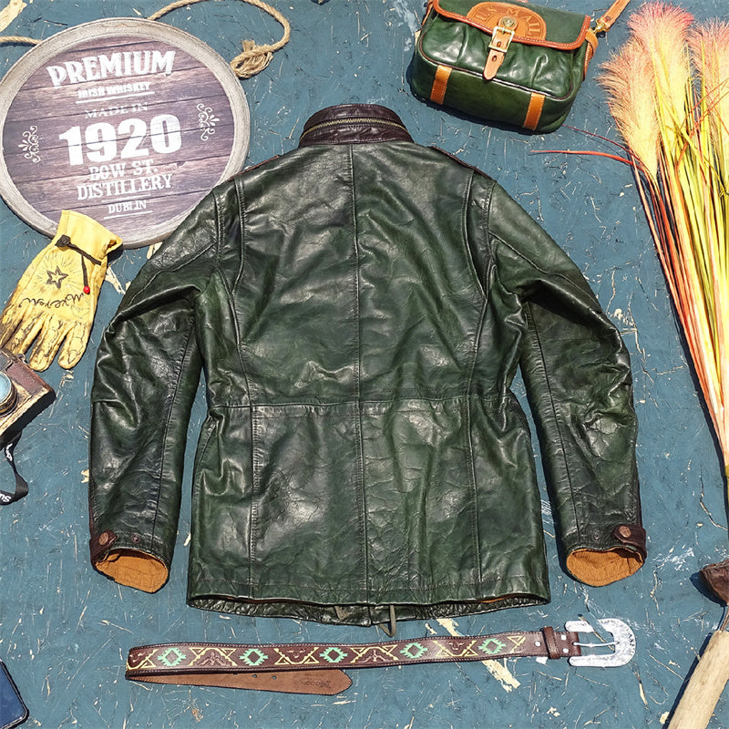 Men's Safari Field Leather Jacket