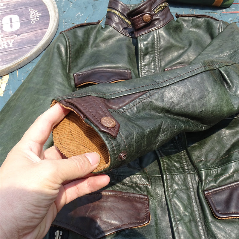 Men's Safari Field Leather Jacket