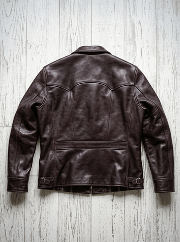 Men's 1930s Oxblood Horsehide Sports Jacket – Crowdfunding Pre-Order 2026