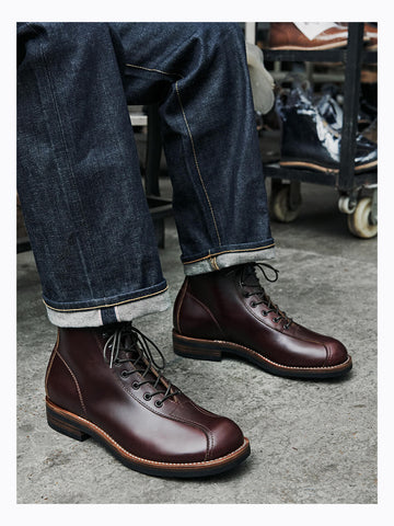 Men's Puncher Boots, Teacore Cowhide