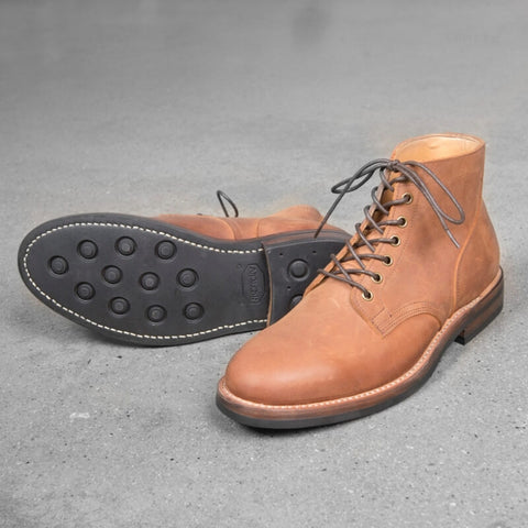 Men's Plain Toe Boots