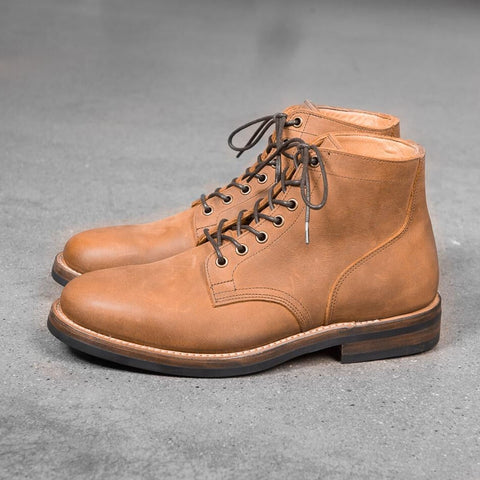 Men's Plain Toe Boots
