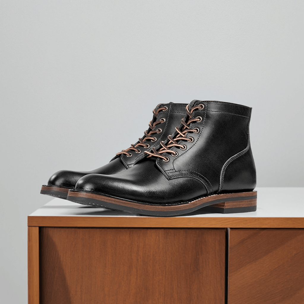Men's Plain Toe Boots