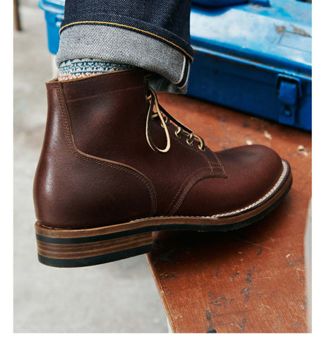 Men's Plain Toe Boots