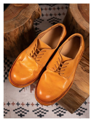 Men's Plain Toe Derby Shoes