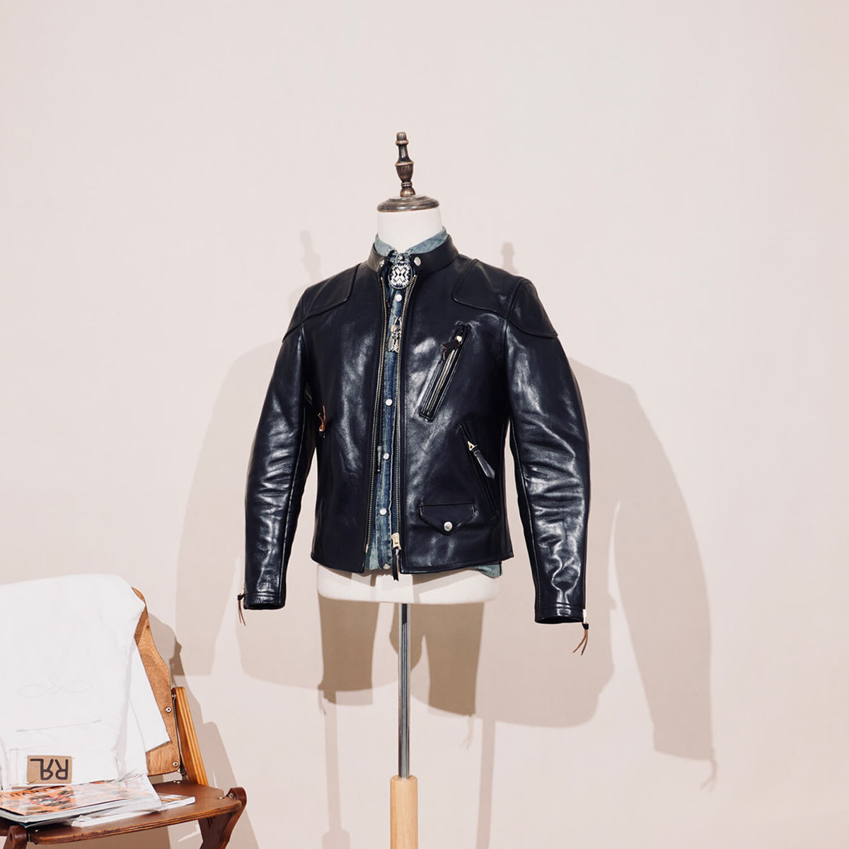 メンズバイカーレザージャケット