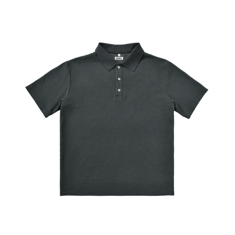 Men's Hazy Blue Polo Shirt, Short Sleeves