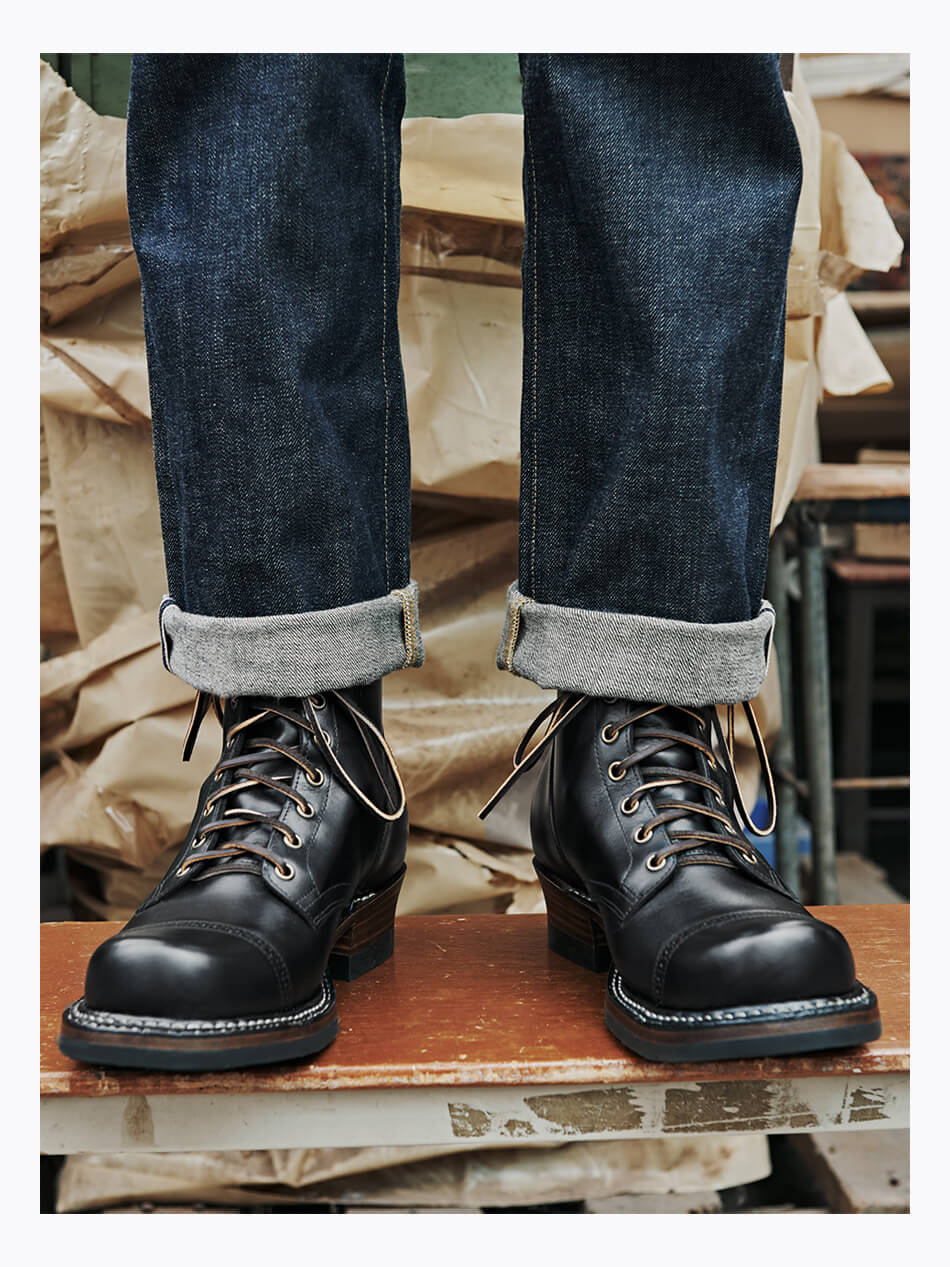 Men's Lumberjack Boots, Oiled Cowhide