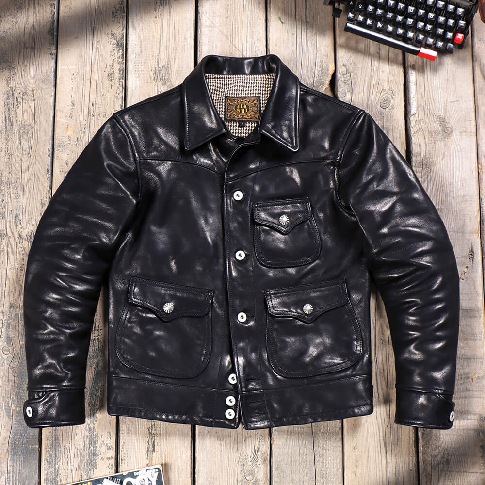 Men's Ranch Leather Jacket Goatskin