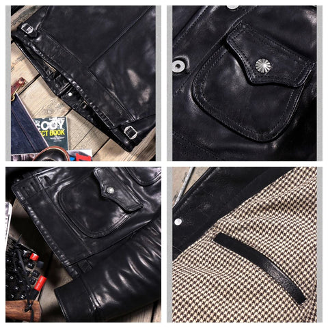 Men's Ranch Leather Jacket Goatskin