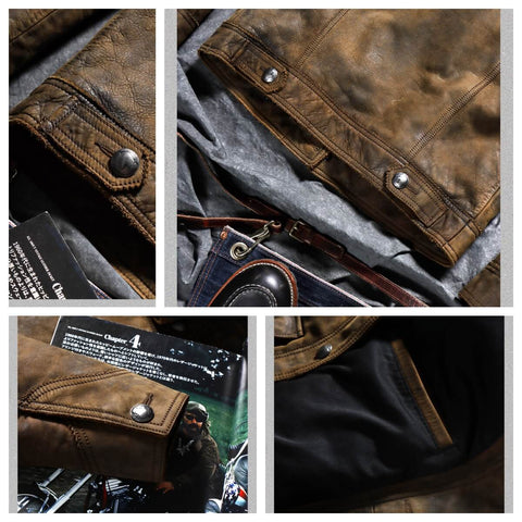 Men's Rancher-Style Leather Jacket