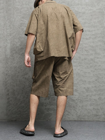 Men's Cargo Shorts, Relaxed Fit with Drawstring