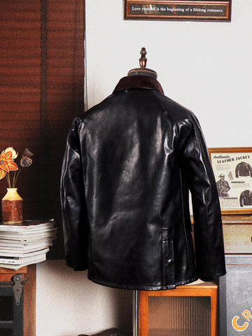 Men's Safari Leather Jacket, Horsehide