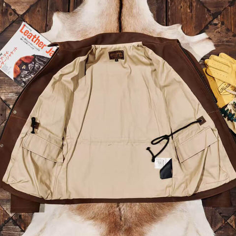 Men's Safari Leather Jacket