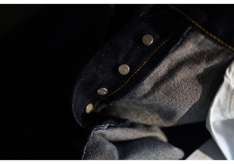 Men's Selvedge Denim Bootcut Jeans, Indigo Dyed